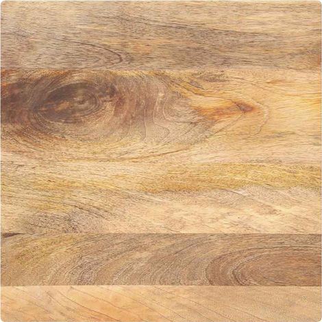 Dessus de table-Plateau de table de remplacement 60x60x2,5 cm carré bois massif manguier (1/5)