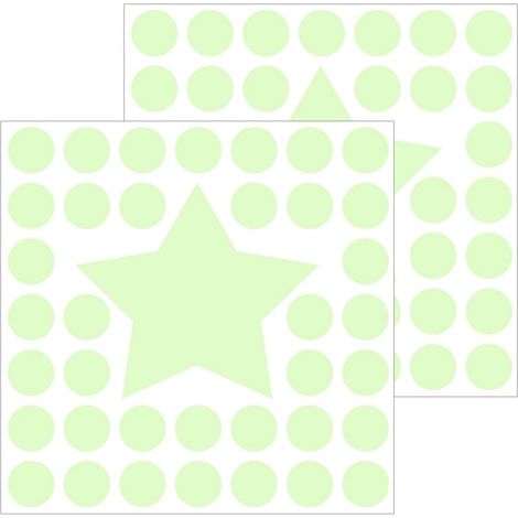 Stickers muraux phosphorescents faciles à appliquer 2 (1/5)