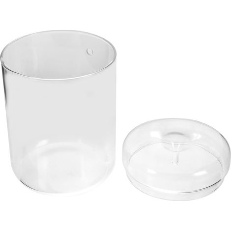 aus Glas mit multifunktionalem Aufbewahrungsbehälter