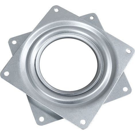 Plateau tournant carré 4 pouces – Roulement à billes en acier – Capacité de charge 30-40 kg – Rotation 360 degrés pour armoires de cuisine (1/5)