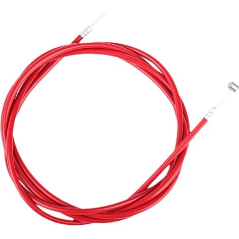 Câble de frein à disque rouge - Tube extérieur 195 cm, âme 205 cm - Accessoire de remplacement pour câble de frein de trottinette électrique M365 4Pro (1/2)