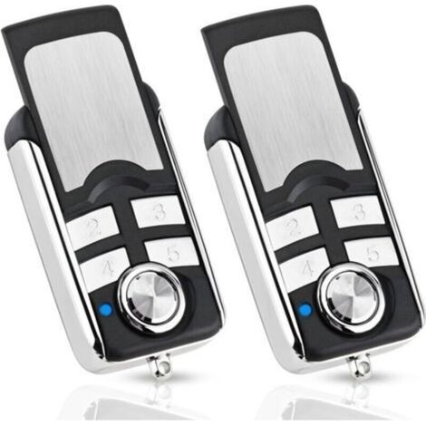 Telecommande Universelle Portail2 Pack Télécommande Émetteur Manuel Remplacement pour HORMANN HSE4-868-BS, HSE2-868-BS, HS4-868-BS, Compatible avec HORMANN BiSecur SupraMatic ProMatic Opérateurs (1/4)