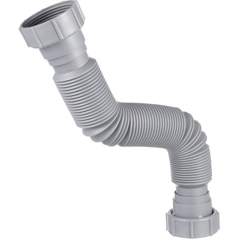 Accessoire évacuation évier:Tuyau Évier Extensible Double Drainage Pour Évier De Cuisine Accessoire De Plomberie Pour Évacuation Eau Tuyau De Drainage Flexible