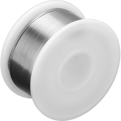 Fil de soudure étain-plomb 60/40, flux colophane 1,8%, diamètre 0,6 mm, bobine 100 g, teneur en plomb 40% (1/5)