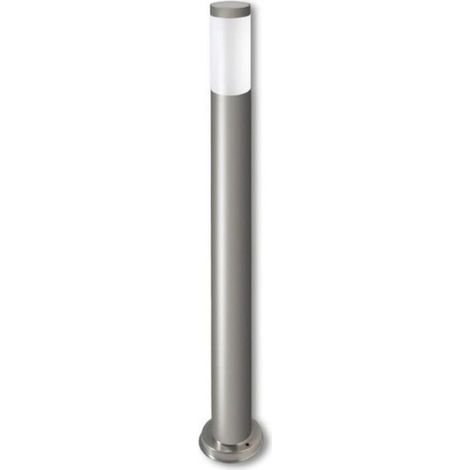 Borne d'extérieur LED 65cm – Acier inoxydable IP44 – Compatible ampoule E27 jusqu'à 20W – Éclairage jardin résistant aux intempéries (1/3)