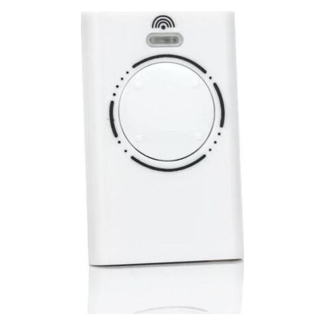 Télécommande universelle 4 boutons blancs, compatible avec portails et portes de garage FAAC XT4 (fréquences 300–868 MHz), copie facile sans programmation yun (1/3)