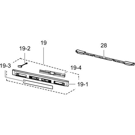 Ersatzteil - Elektronikkarte, Steuerungsmodul (Kennzeichen 19) -  - SAMSUNG