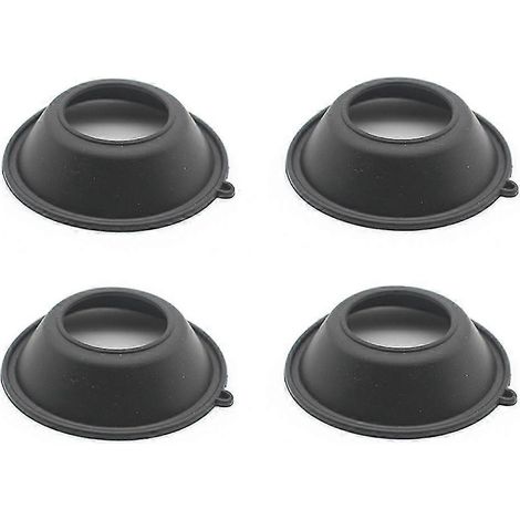 Diafragma de película de carburador de motocicleta de 4 piezas, membrana de vacío de carburador de goma para VLX400 Steed400 VLX (1/5)