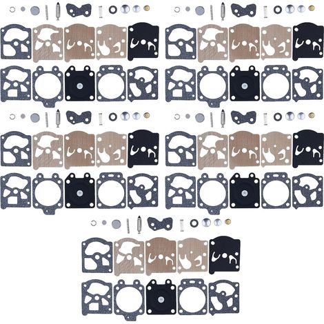 5x Carburetor Diaphragm Repair Rebuild Kit For Stihl FS36 FS40 FS44 FC44 Walbro, Carburetor Repair Kit (1/5)