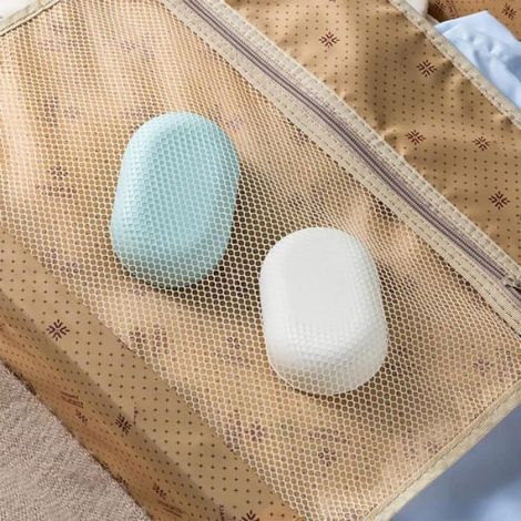 Porte-Savon de Voyage 3 couleurs avec Couvercle, Boîte à Savon de Douche Portable étanche pour Voyage et Salle de Bain (1/4)