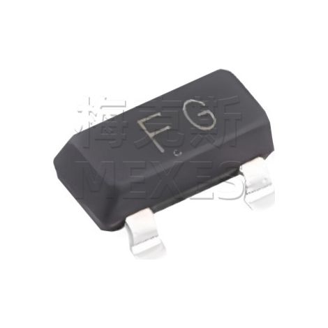 Changdian/Changjing BCV47SOT-23 SMD MOSFET, MOSFET, diode, transistor, puce, composant électronique, 5 composants électroniques, 5 unités.
