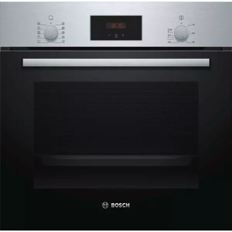 Horno multifunción empotrable de 66 L y 60 cm con limpieza hidrolítica, acero inoxidable - HBF154ES0F - Bosch - (1/5)