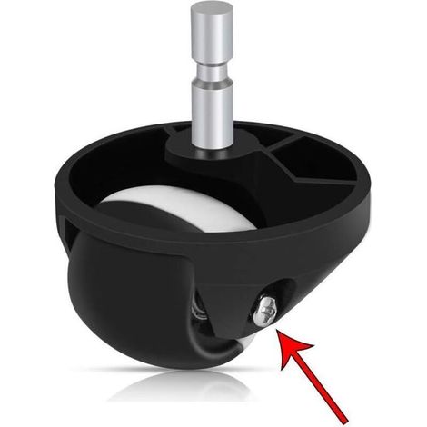 Roue avant améliorée avec vis, compatible avec les Roomba 500, 600, 700, 800 et 900. Aspirateur robot compatible avec iRobot Roomba. Accessoires et pièces détachées améliorés. (1/4)