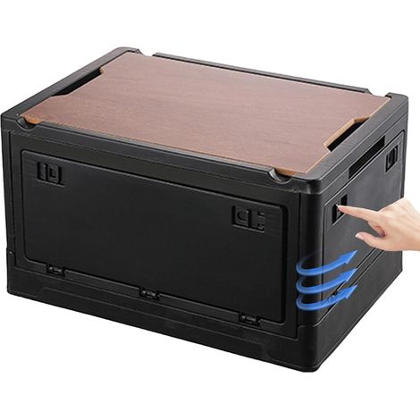 Boîte de rangement pliable d'extérieur Organisateur pour coffre de voiture – Organisateur de rangement avec pour la pêche, les voyages, la randonnée, le camping et le pique-nique (1/5)