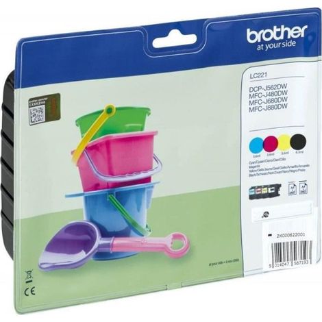 BROTHER Pack 4 cartouches - Noir, Magenta, Cyan, Jaune (1/2)