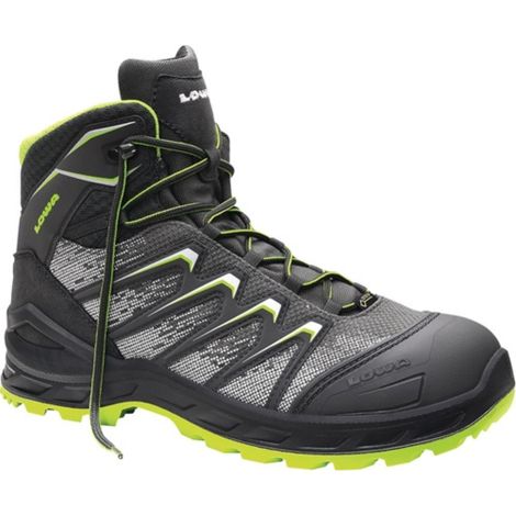 ELTEN  Botas  de  seguridad  Larrox  Work  GTX  gris  Mid  talla  44  gris  /  verde  -  5464-44 (1/4)