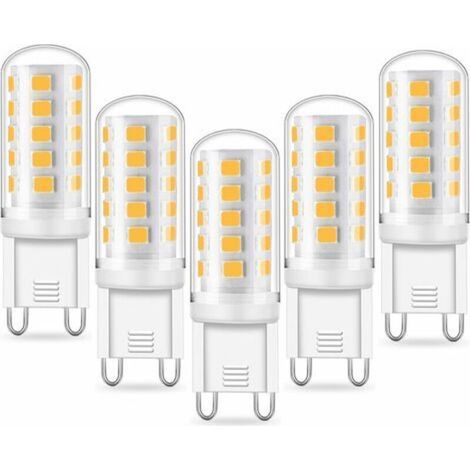 G9 LED Bulb 5W Equivalent 33W 40W G9 Halogen, 420LM, Mini Lamp, Warm White 3000K, No Flicker, AC220-240V, NON-Dimmable, Pack of 5 [Energy Class A+]