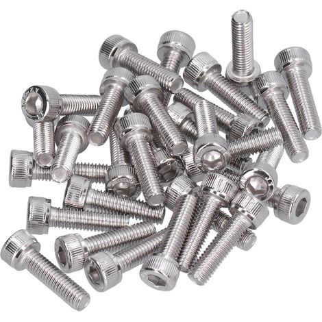 Kit de 30 vis à tête creuse M5 A2-70 pour la maintenance et la réparation (M5x18). (1/5)