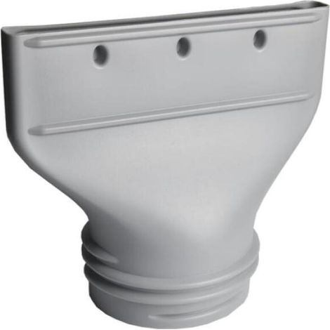 Adaptador plano de 130/150 mm para conexiones de mangueras de aire acondicionado portátiles y kits de ventilación de aire acondicionado tipo ventilador. (1/5)
