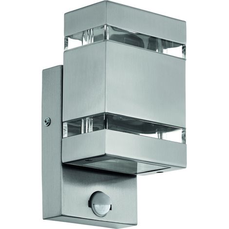 Lampe murale de conception San Fratello Acier inoxydable avec capteur - 79603