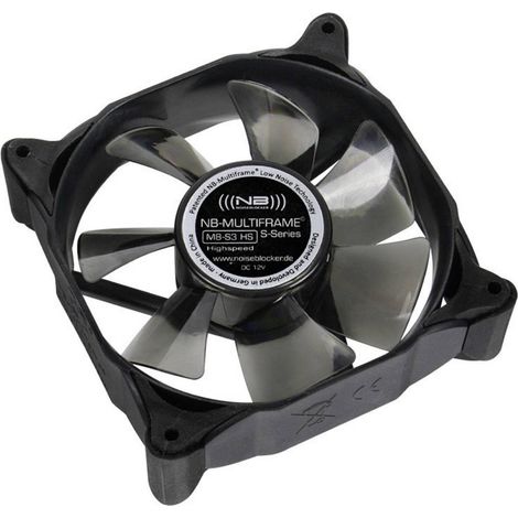 Noiseblocker Multiframe S-Series M8-S3 HS - Ventilador de 8 cm (1/3)