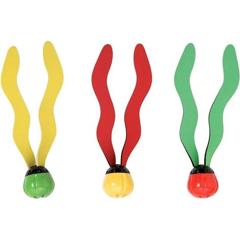 Jouets de plongée en algues, balle de plongée pour piscine, balle amusante qui coule, herbe de plongée en algues, 1 lot de 3 (1/3)