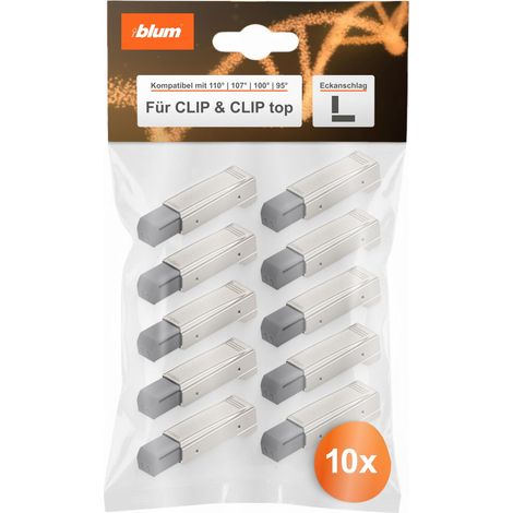 10x amortisseur pour porte de meuble soft-close à clipser