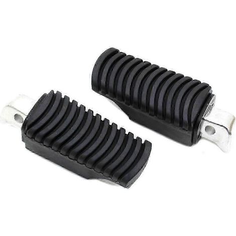 Repose-pieds moto, en métal et caoutchouc, résistants, noir et argent, paire, compatibles avec BMW F800GS (2008-2017), F850GS et F750GS (2018-2023) (1/5)