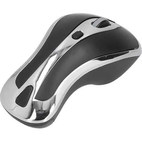 Souris portable sans fil 2.4GHz pour PC Windows, compatible avec XP, Vista, 7, 8 et 10, noir