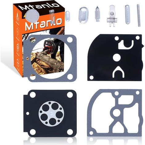 Kit de réparation de carburateur adapté pour Stihl MS271 MS291 MS261 tronçonneuse pour carburateur Zama, set de carburateur. (1/5)