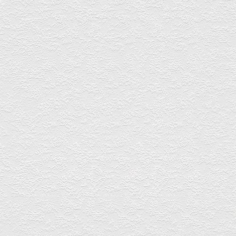 A.S. Creations – Papier peint uni blanc texturé – Effet vinyle discret – Pour salon, chambre, bureau – Dimensions 10,05 x 0,53 m