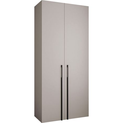 Armario Hartford 569, Cachemira, 246x110x42cm, Puertas de armario: Con bisagras, Número de estantes: 8 (1/5)
