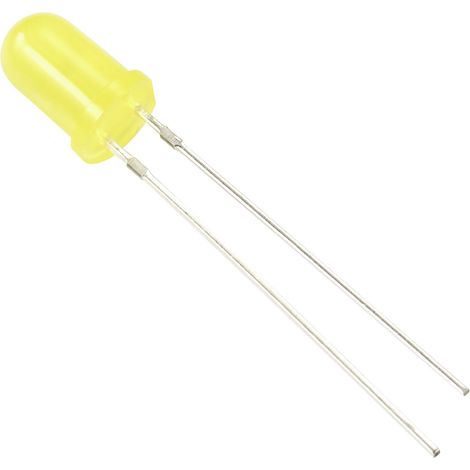 TRU COMPONENTS LED 5 mm jaune rond 5 mm 100 mcd 60 ° 20 mA