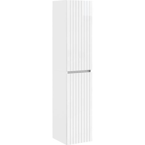 Wall-mounted Bathroom Cabinet High Gloss White vidaXL