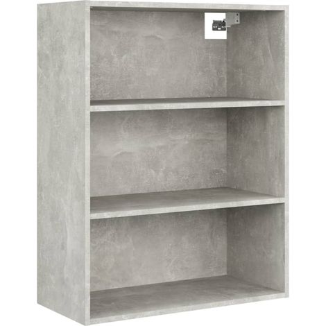 Maison Exclusive - Armadietto Pensile a Parete Grigio Cemento 69,5x32,5x90 cm