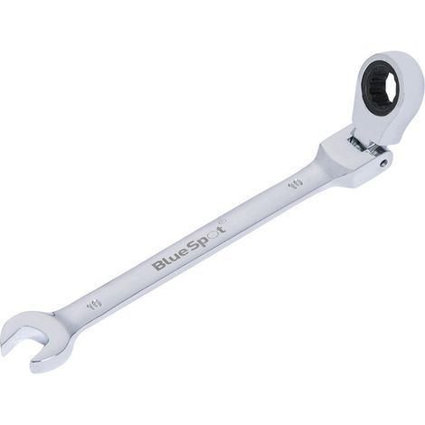 BlueSpot 10mm Chrome Vanadium Ratchet Spanner Flexible Head (1/2)