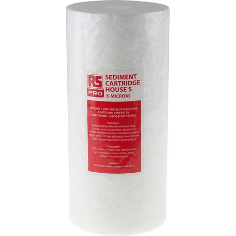 Cartouche pour filtre à eau 5µm, pour Boîtier haut débit ( Prix pour 1 ) (1/3)