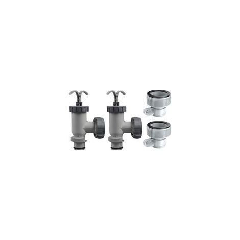 Valve à piston pour pompe de filtration Intex – Remplacement pour modèles 1500, 2500, 4000 gallons – Assemblage facile avec tuyaux 3,8 cm (1/5)