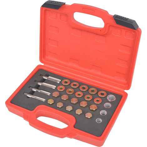 Tapón de Drenaje de Aceite Tapón de Sumidero Kit de Reparación vidaXL