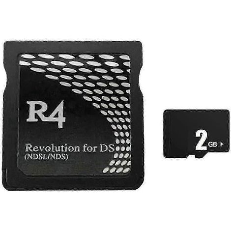 Carte de jeu R4 neuve 2025 + carte mémoire 2 Go pour graver du bois/double cœur pour carte de jeu NDSL de première génération R4