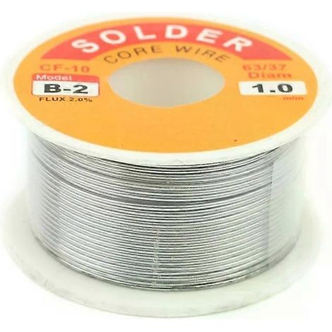 Fil à souder étain-plomb de 1,0 mm avec flux de fusion, par JIAFA (1/5)