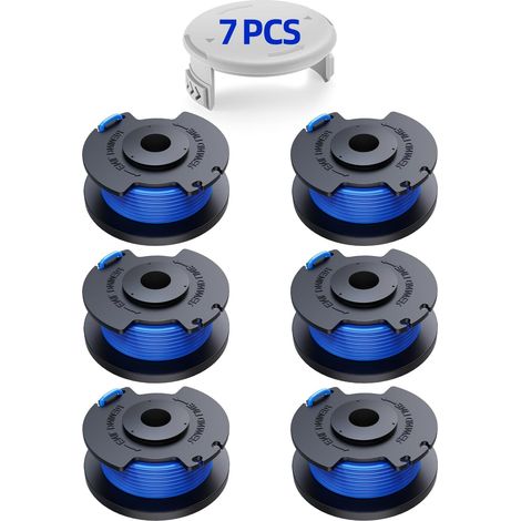Kit de repuesto de cuerda para desbrozadora Ryobi One+ AC14RL3A de 0,065" (6 líneas, 1 tapa) (1/5)
