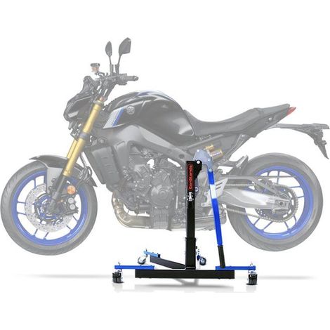 Werkstattstütze Centrale Power Evo für Yamaha MT-09 / SP 21-25 blau