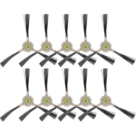 (10 pièces) Brosse latérale pour Lefant M1, M320, M310, M210B M213S M210S M210 M213 OKP K2 K3 K3A K4 K5, kit de brosse latérale pour aspirateur robot, accessoire de brosses latérales de remplacement