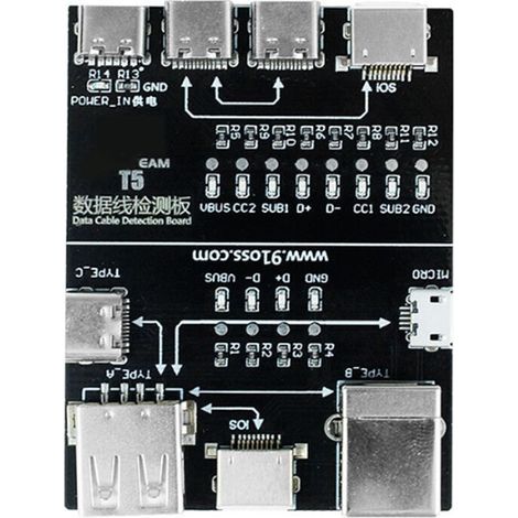 T5 détecteur universel données iOS Android Type-C Micro-USB câble détection rapide anomalie (1/5)