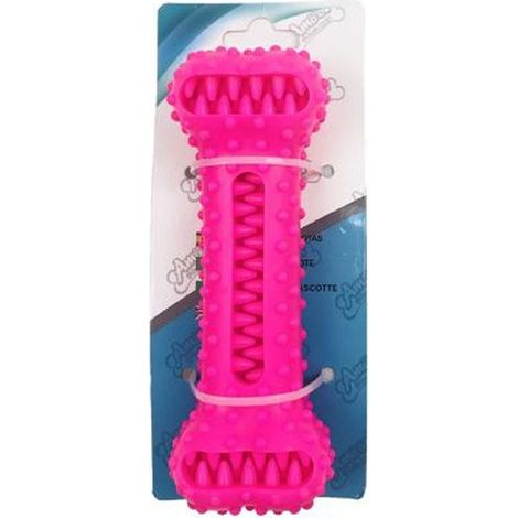 MASSAGGIAGENGIVE IN GOMMA OSSO DA 15 CM PER CANE I COLORI SONO SERVITI SECONDO DISPONIBILITA  OFFERTA ESCLUSIVA