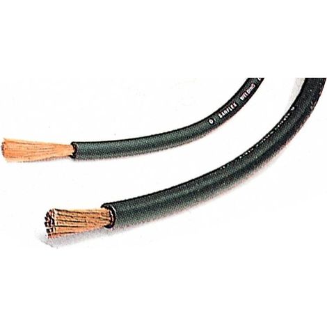Bobine 50 m de cable unipolaire pour poste a' souder cuivre 35 mm 14,5 mm extra souple avec revetement PVC