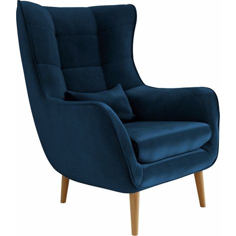 Sillón Comfivo 204, Kronos 09, 106x80x95cm, Tapiz, Patas: Madera, 0 (1/5)