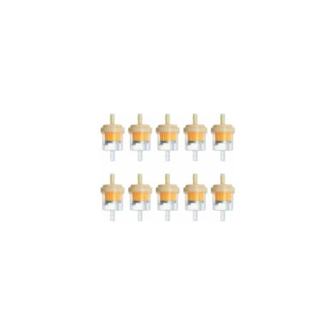 10-teiliger magnetischer Patronenfilter – Entfernt Benzinverunreinigungen – Kompatibel mit Motorrädern und Rasenmähern – Einfache Installation – Crezuo