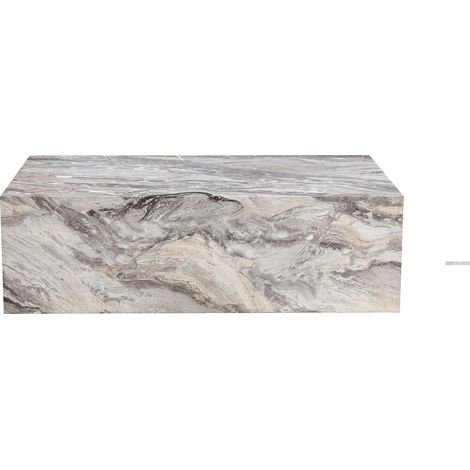CAIziTable basse rectangulaire marbre gris 90x50x30 MDF luxe moderne scandinave (1/5)
